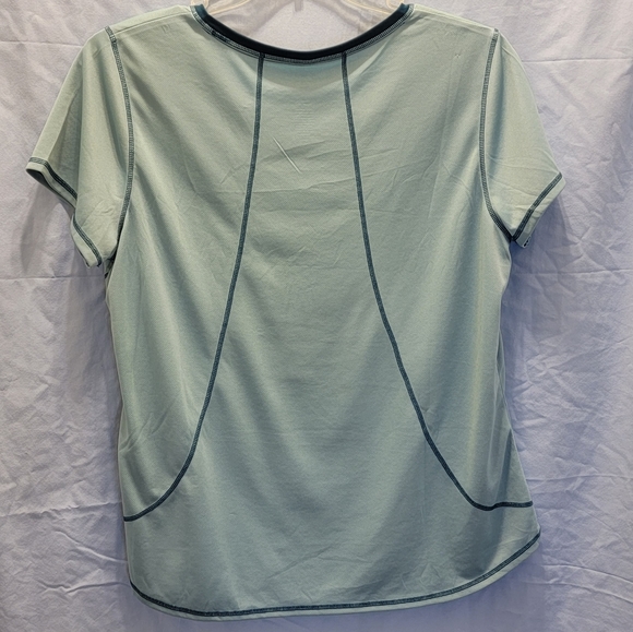 Women's St. John's Bay Active Quick Dri V-Neck Top Size XL - Picture 2 of 5